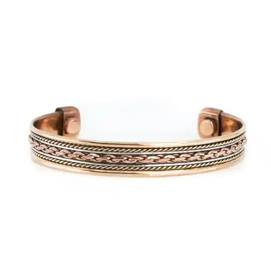 Koperen Magneet Armband “Dual”