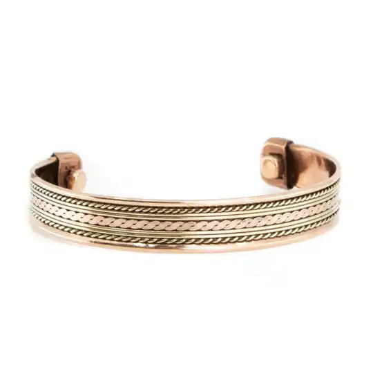 Koperen Magneet Armband “Lifelines”